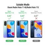 Μεμβράνη Οθόνης 3D Full Face Tempered Glass για Xiaomi Redmi Note 11/11s