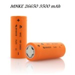 MNKE IMR 26650 3500mah επαναφορτιζόμενη μπαταρία Li-ion